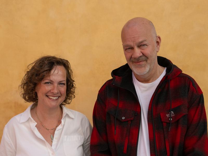 Jeanette Varberg & Jens Henrik Jensen. Foto af Ib Helles Olesen, Forfatterweb